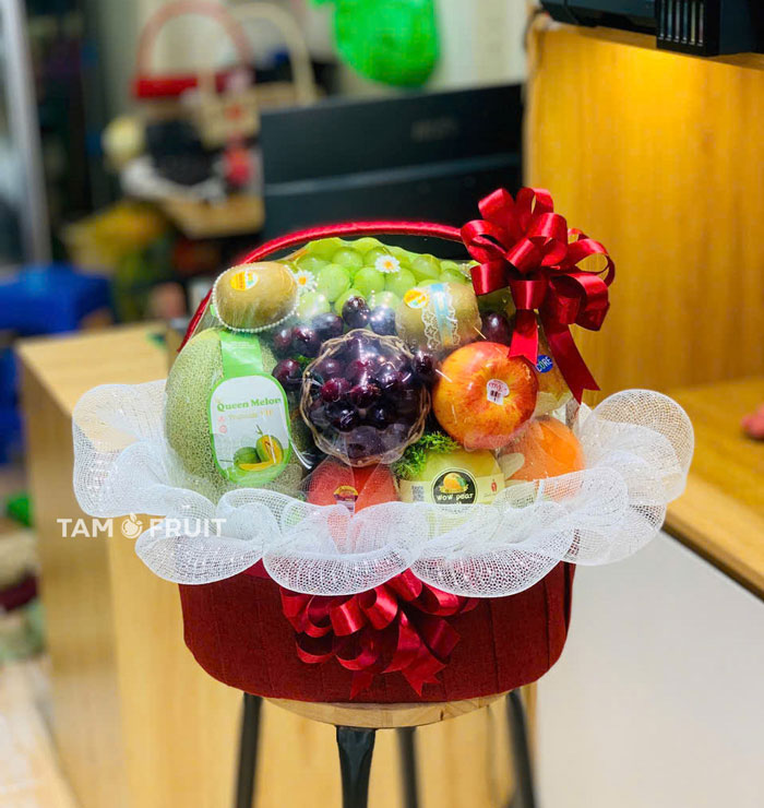giỏ trái cây thăm người ốm