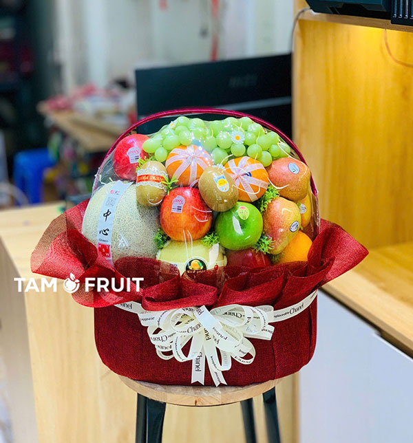 giỏ hoa quả đẹp