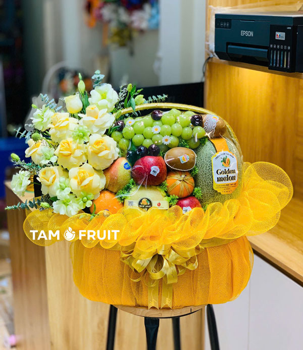 giỏ hoa quả nhập khẩu